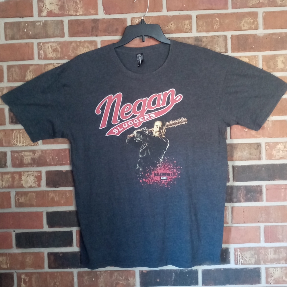 Men's Lootcrate T Shirt Size XL Black Megan Sluggers The Walking Dead